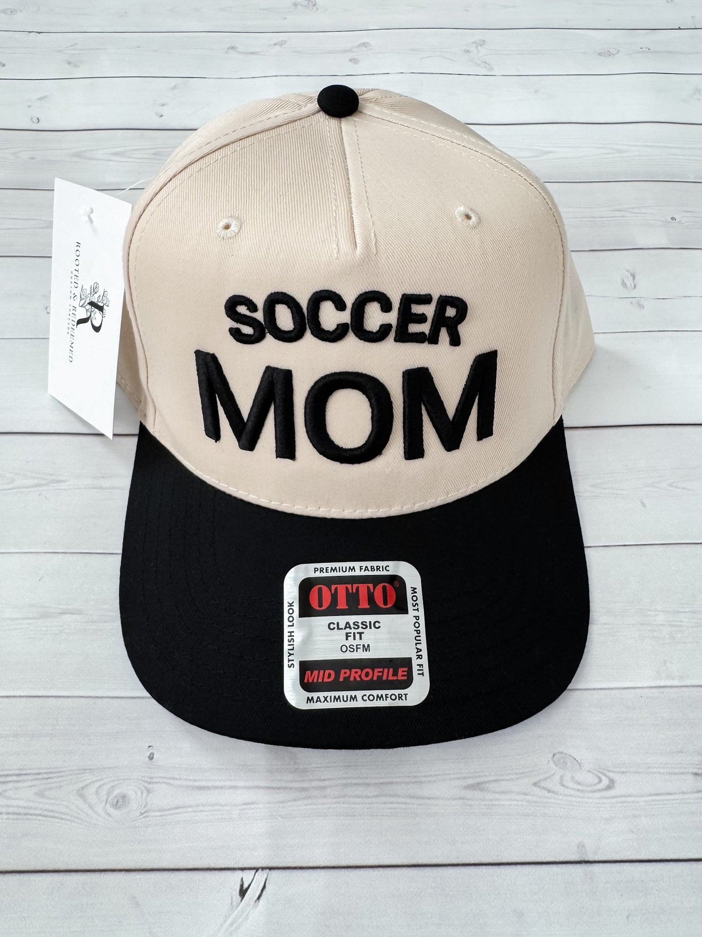 Soccer Mom 3D Puff Embroidered Hat