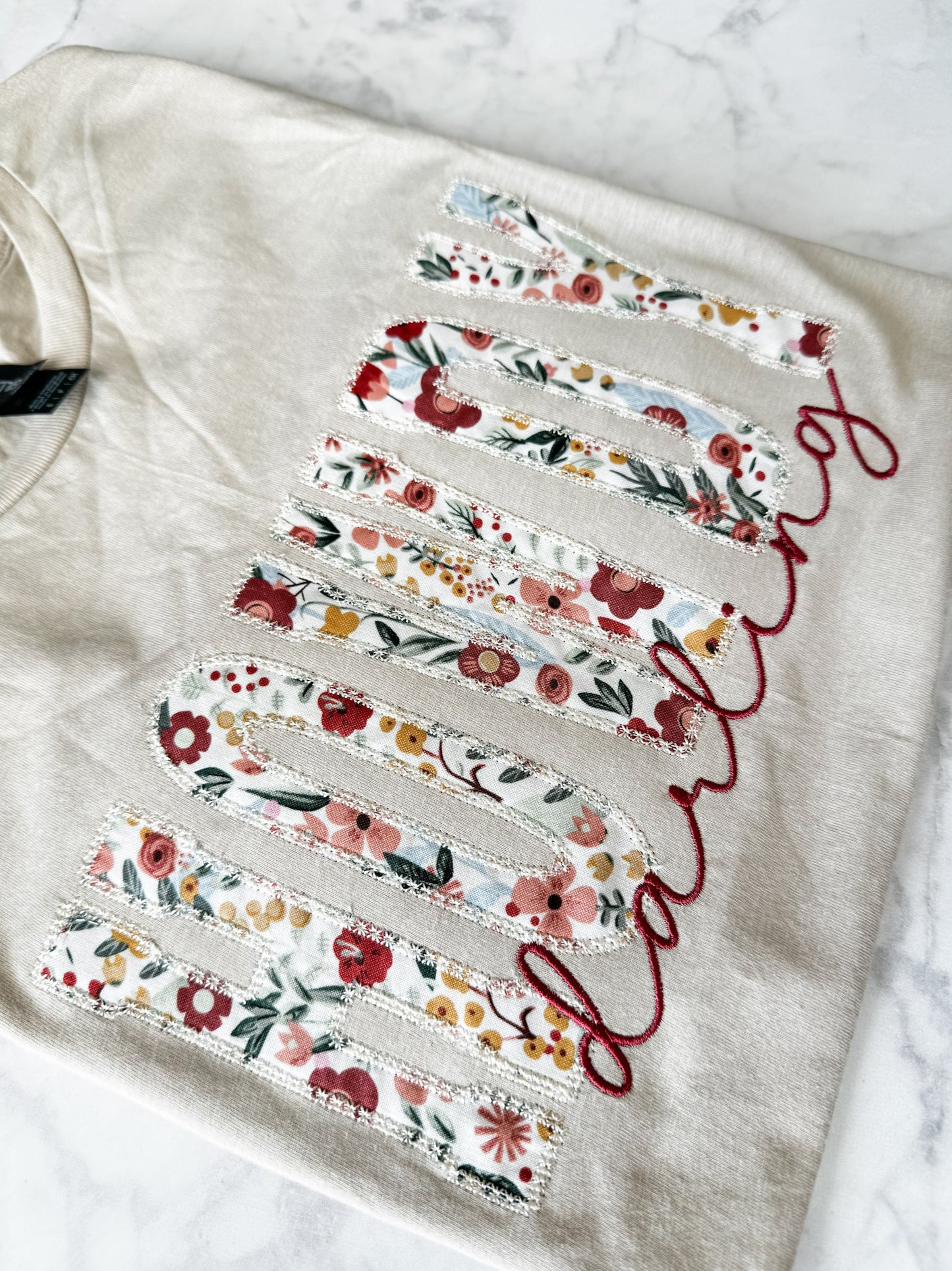 Howdy Darling Diamond Stitch Applique Shirt