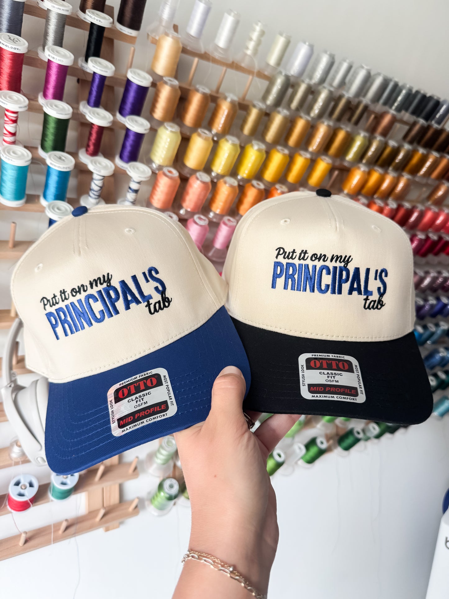 Put it on My Principal's Tab Embroidered Hat