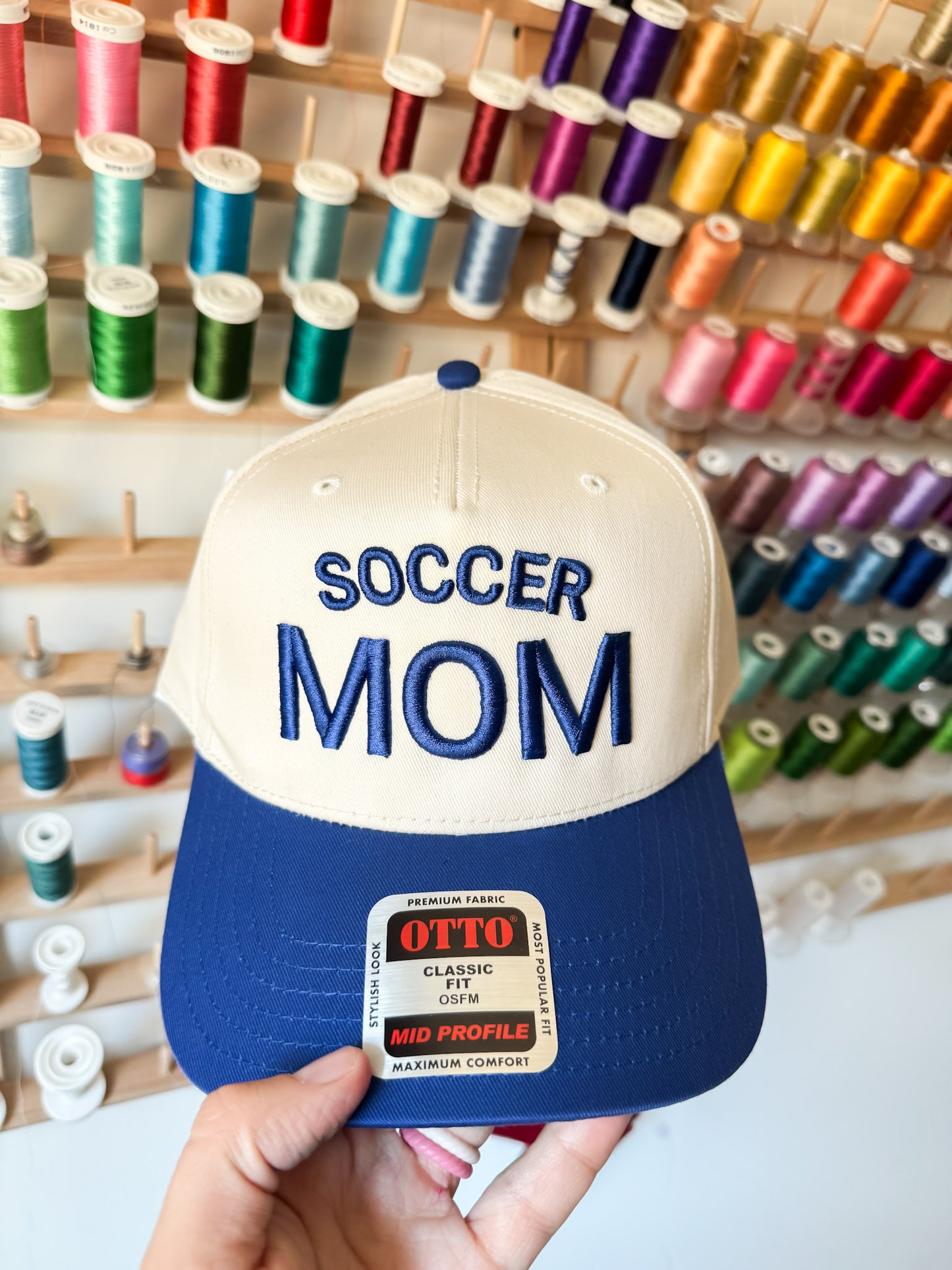 Soccer Mom 3D Puff Embroidered Hat