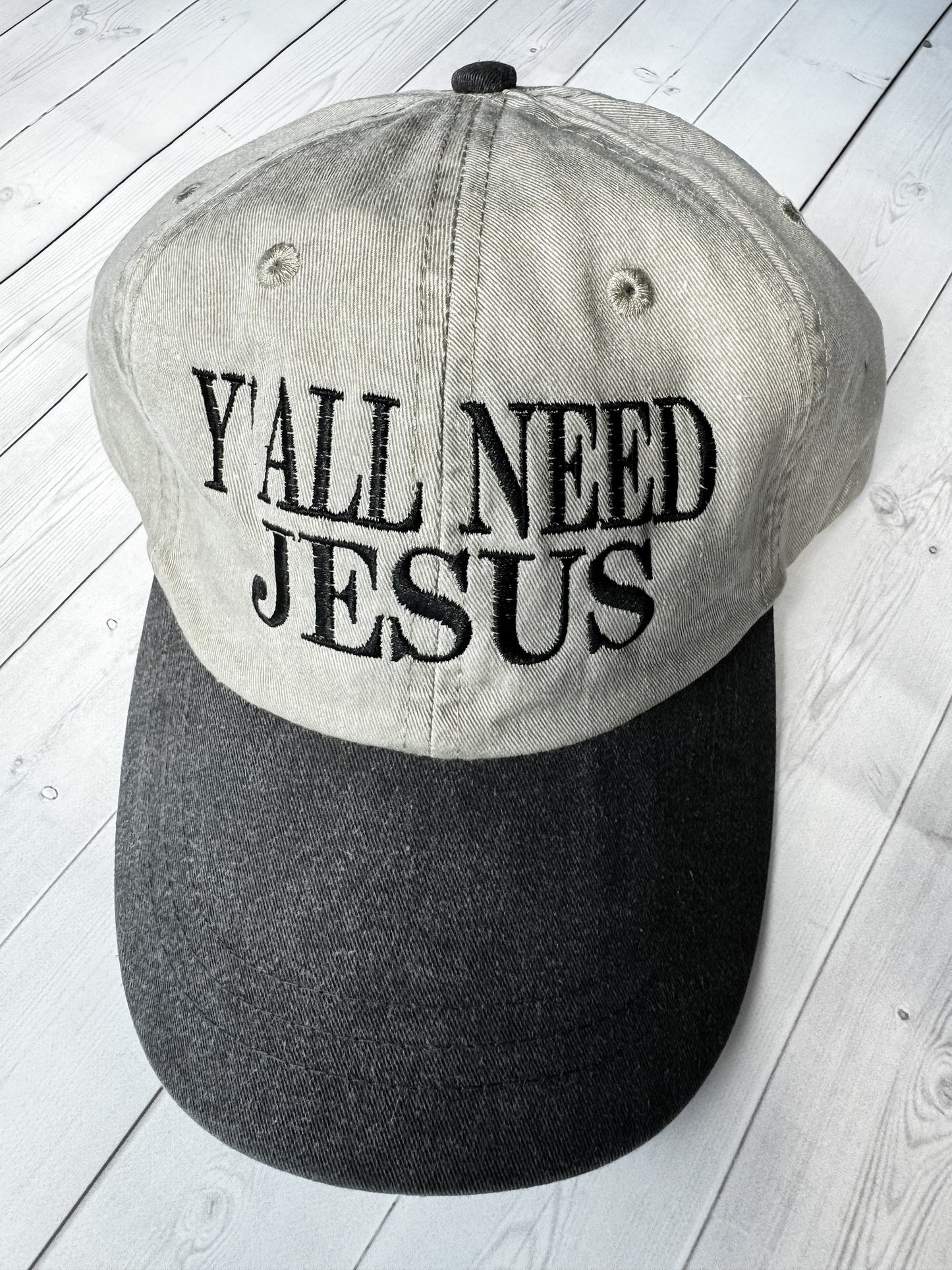 Y’all Need Jesus 100% Cotton Twill “Dad Hat”