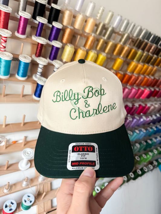 Billy Bob Loves Charlene Embroidered Hat
