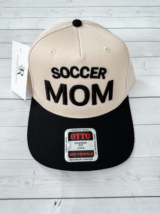 Soccer Mom 3D Puff Embroidered Hat