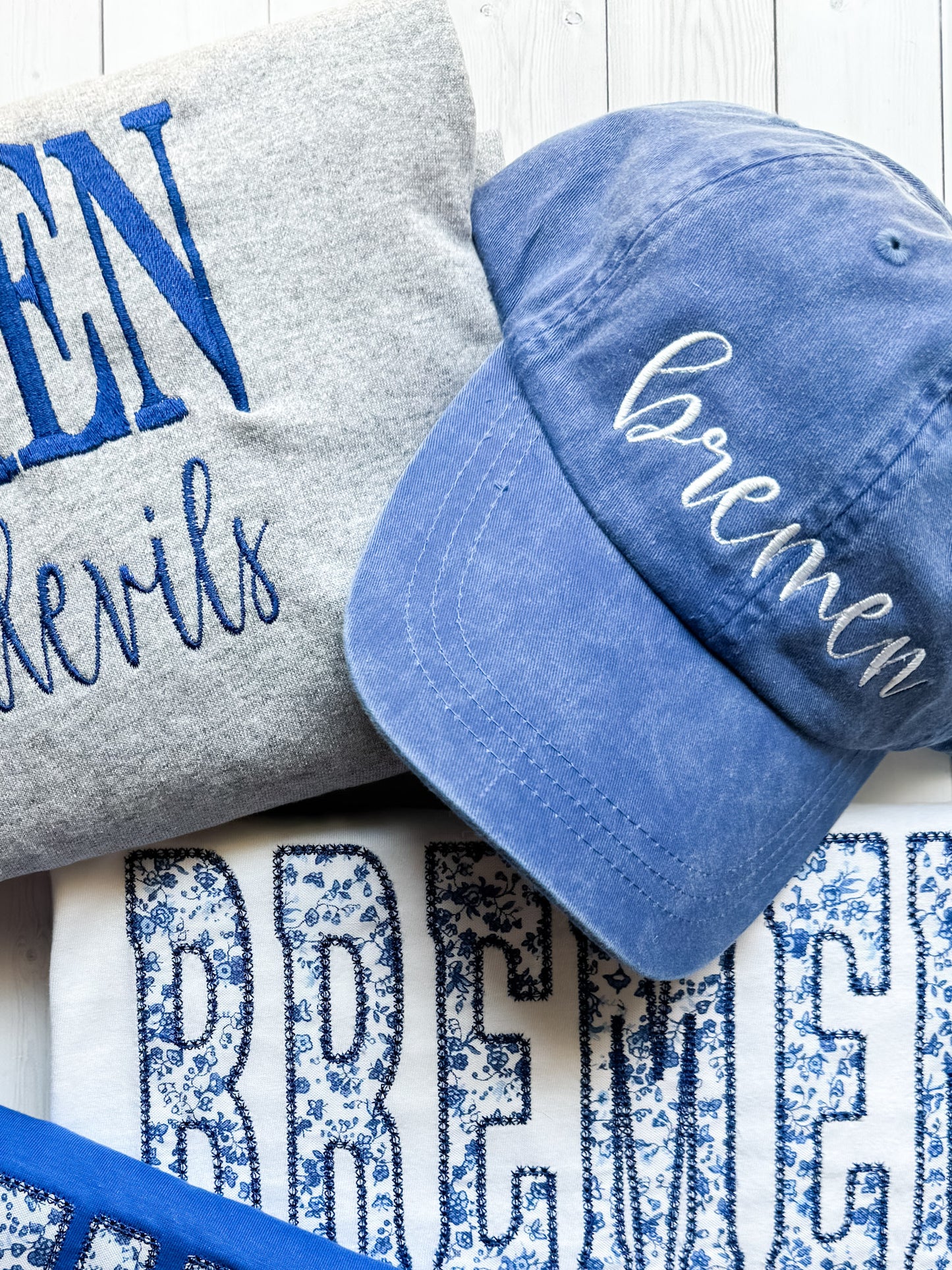 Blue Bremen 100% Cotton Twill “Dad Hats” (CHOOSE YOUR DESIGN)