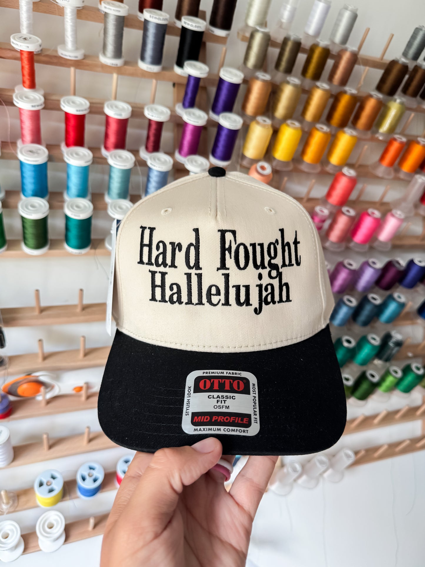 Hard Fought Hallelujah Embroidered Hat