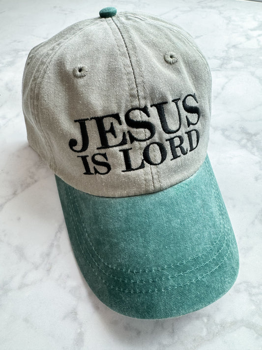 Jesus is Lord 100% Cotton Twill “Dad Hat”