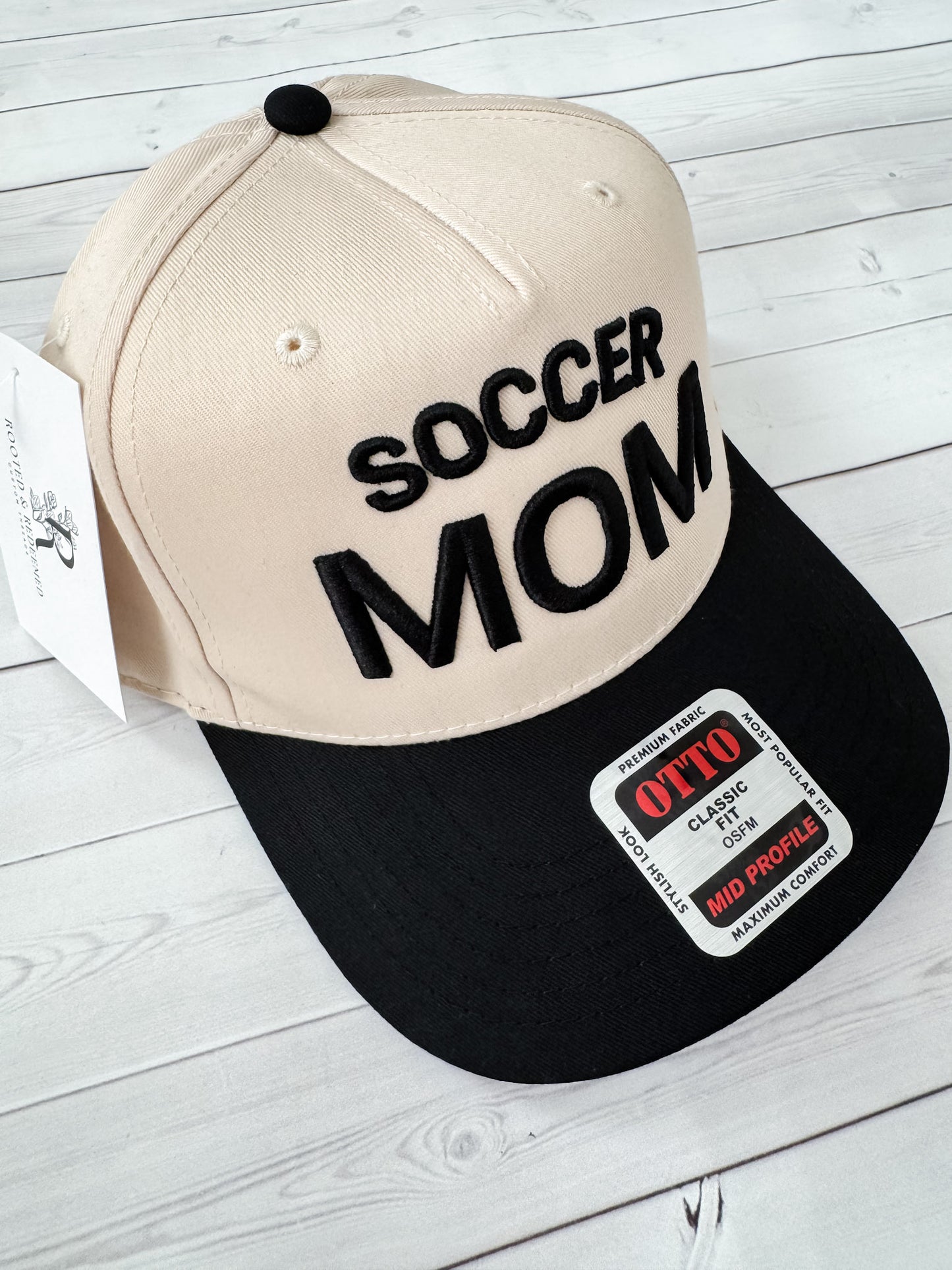 Soccer Mom 3D Puff Embroidered Hat