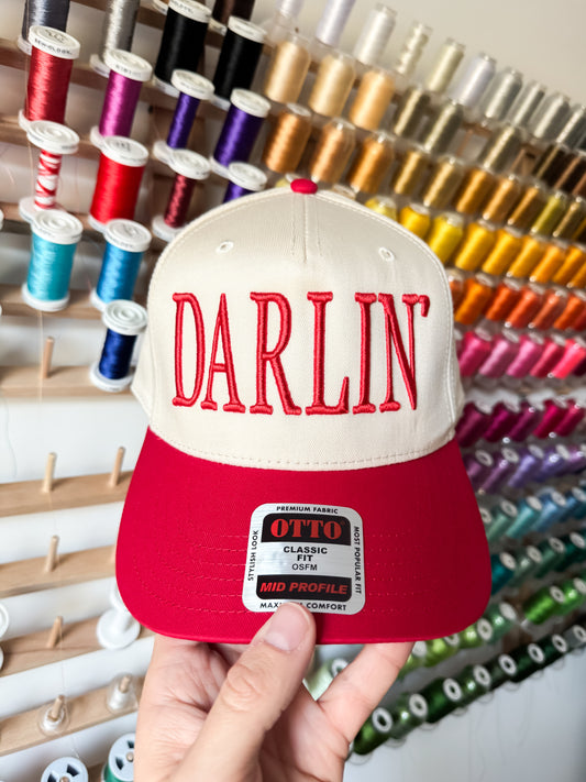 DARLIN’ 3D Puff Embroidered Hat