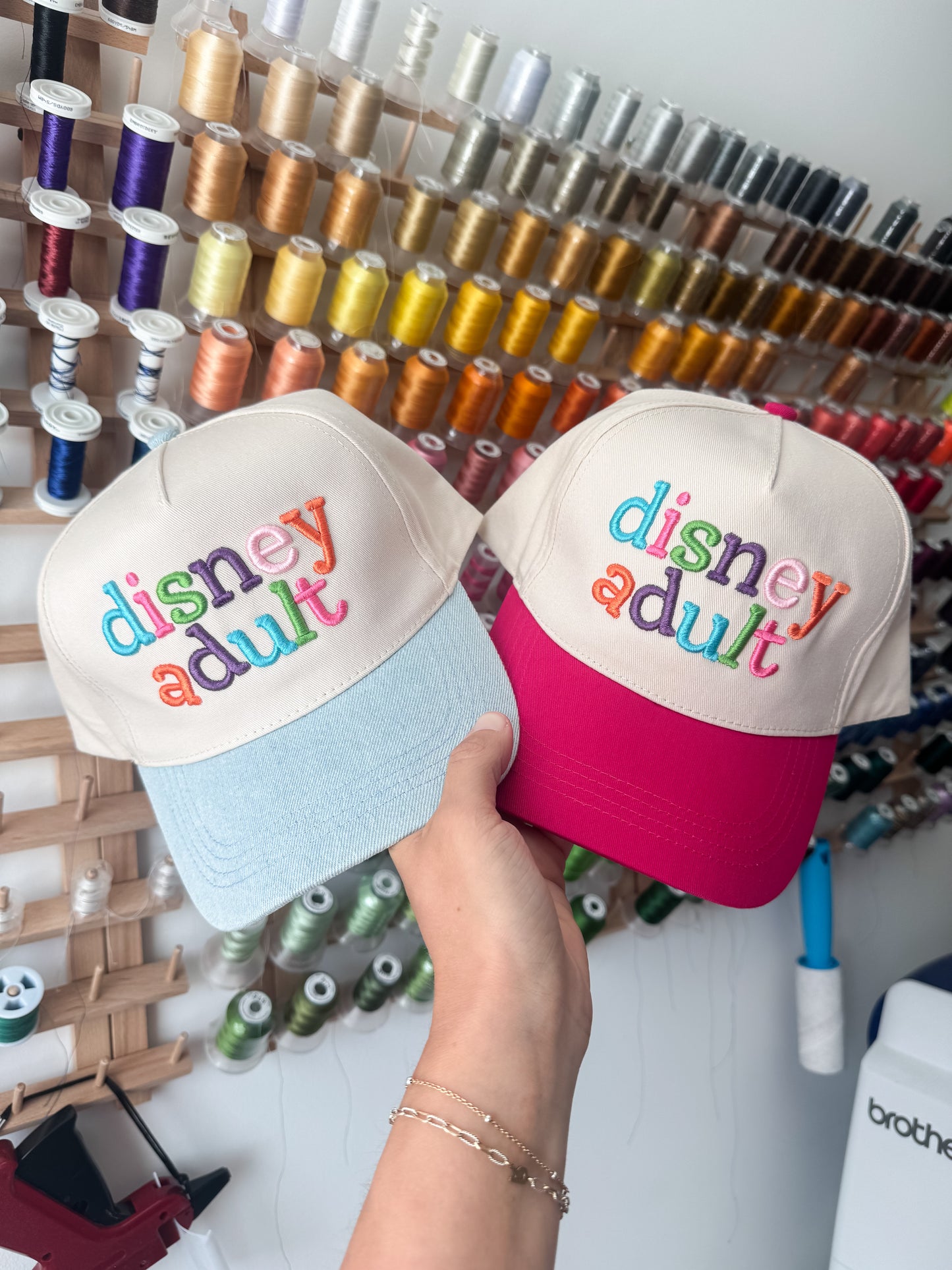 Disney Adult 3D Puff Embroidered Hat