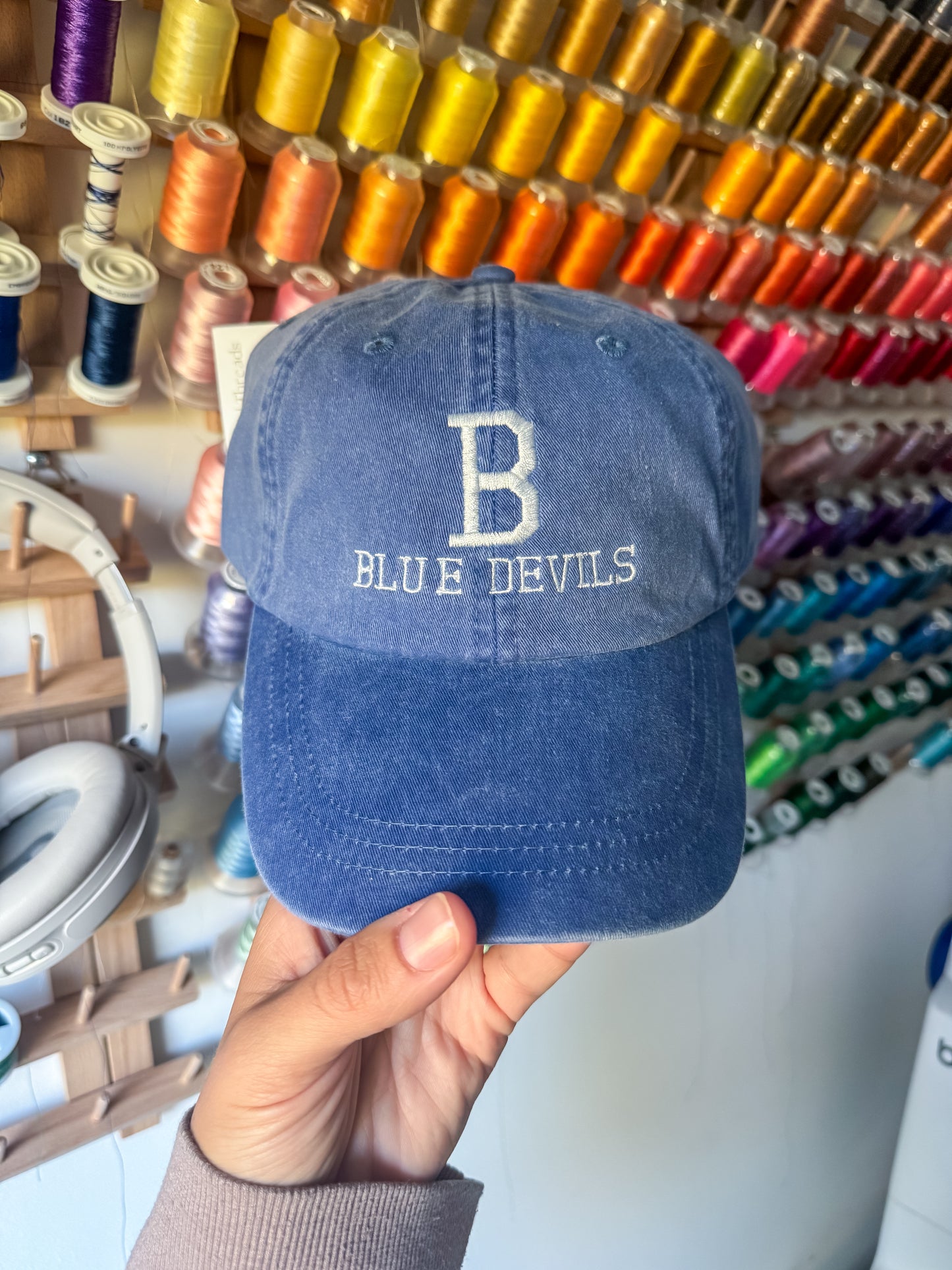 Blue Bremen 100% Cotton Twill “Dad Hats” (CHOOSE YOUR DESIGN)