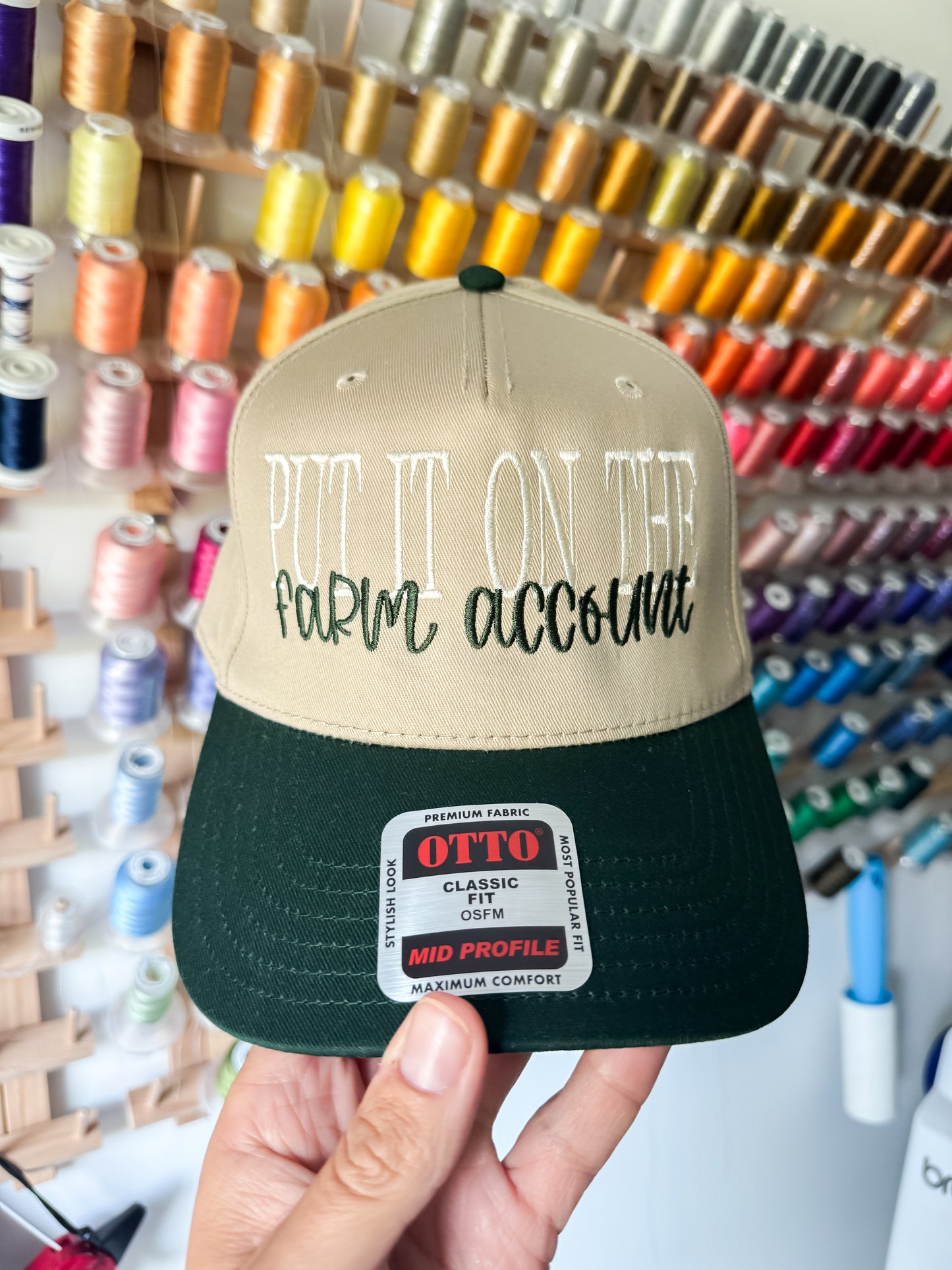 Put it on the Farm Account Embroidered Hat