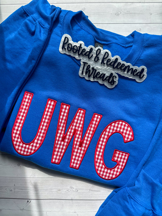 UWG Applique Embroidered Sweatshirt