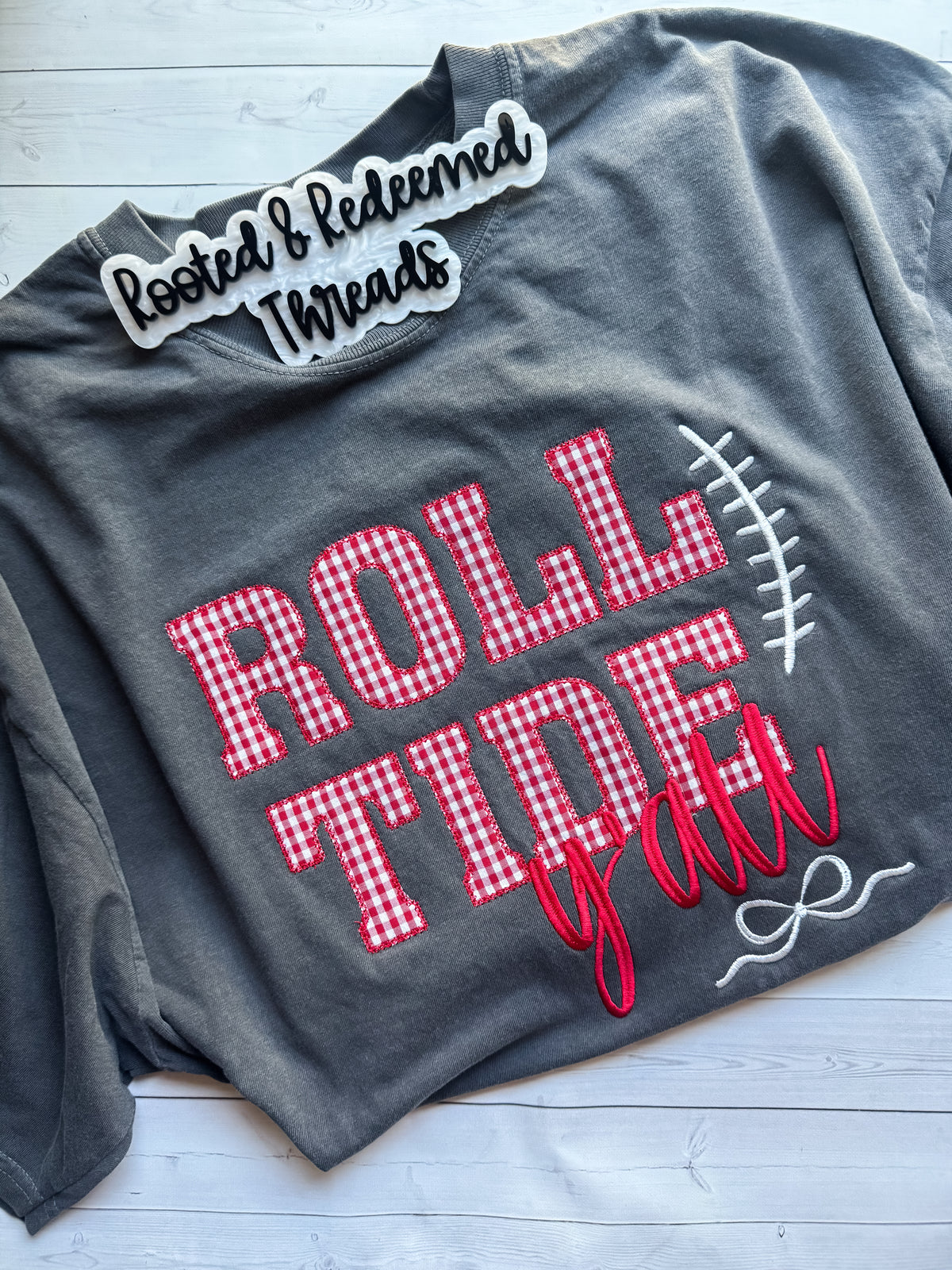Roll Tide Y'all Embroidered Comfort Colors Shirt