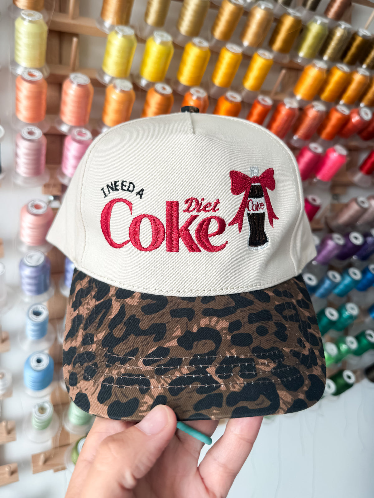 I Need a Diet Coke Embroidered Hat