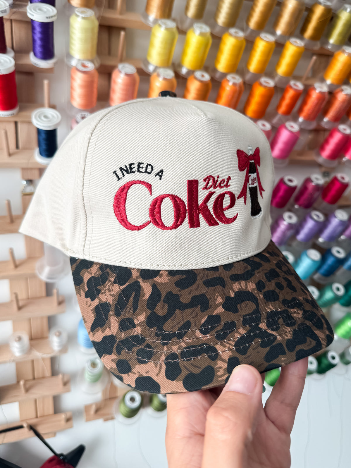 I Need a Diet Coke Embroidered Hat